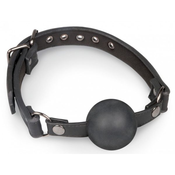 BÂILLON BOULE EN SILICONE NOIR
