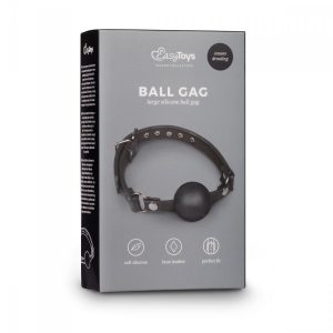 BÂILLON BOULE EN SILICONE NOIR