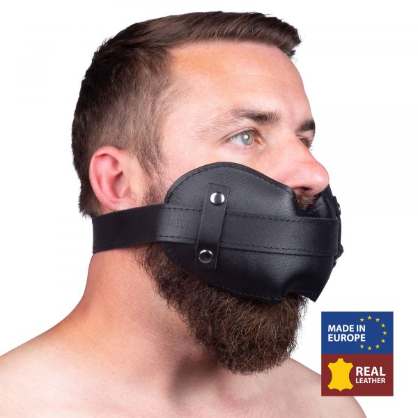 BÂILLON EN CUIR POUR ESCLAVE
