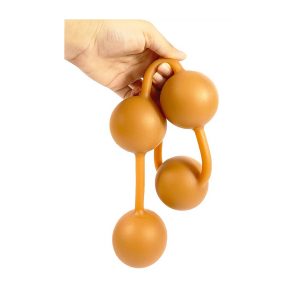 BOULES ANALES EN SILICONE ASS ORANGE