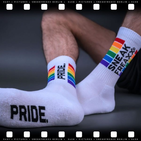 CHAUSSETTES BLANCHES SNEAKFREAXX PRIDE – Image 2
