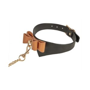COLLIER LAISSE BUTLER NOIR ET MARRON