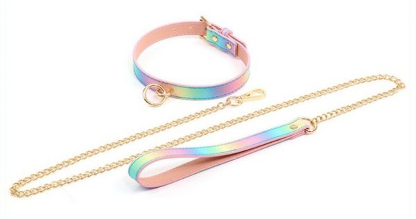 COLLIER LAISSE SM LASER ROSE