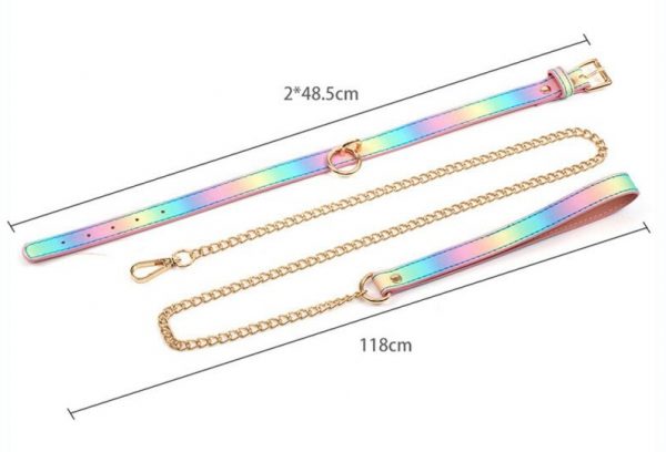 COLLIER LAISSE SM LASER - ROSE – Image 6