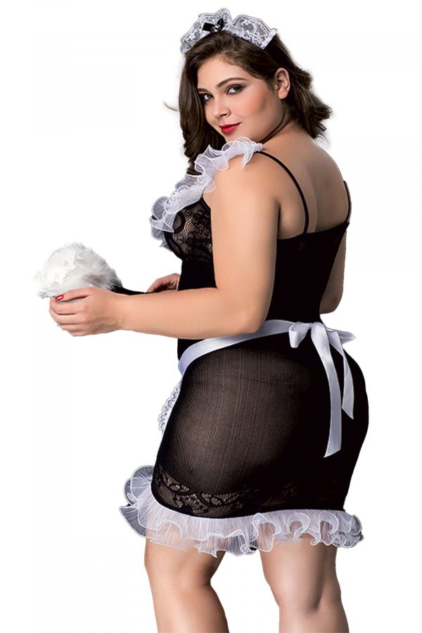 DÉGUISEMENT FEMME DE CHAMBRE GRANDE TAILLE – Image 3