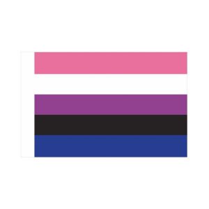 DRAPEAU GENDERFLUID
