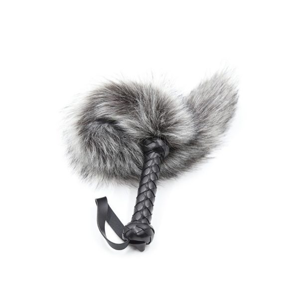 FOUET POUR CARESSES GRIS 45 CM – Image 3