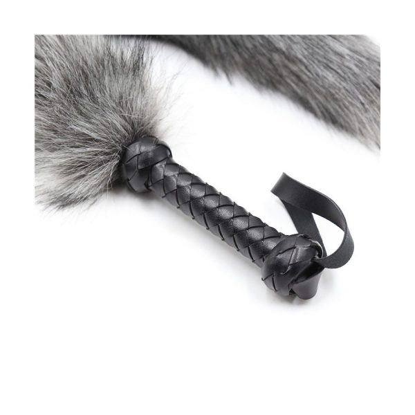 FOUET POUR CARESSES GRIS 45 CM – Image 2