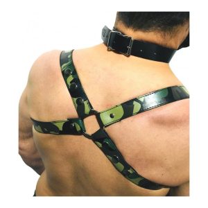 HARNAIS EN CUIR- CAMOUFLAGE