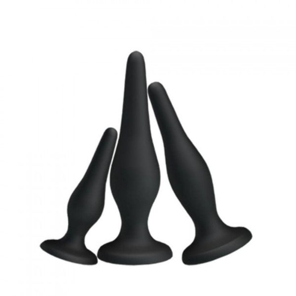 LOT DE 3 PLUGS SILICONE DÉBUTANT – Image 2