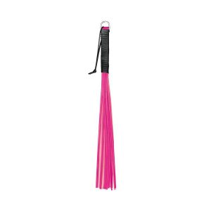MARTINET EN CUIR HANDY WHIP ROSE