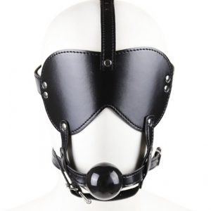 MASQUE AVEC BÂILLON BOULE GAG BLING