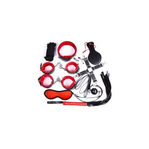 PACK BONDAGE SM 10 PIÈCES ROUGE