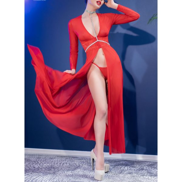 ROBE LONGUE OUVERTE NURIA
