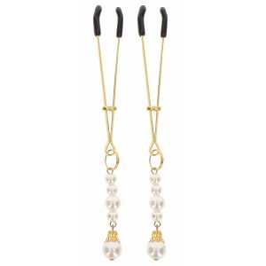 PINCE TÉTONS DORÉES OU ARGENTÉES