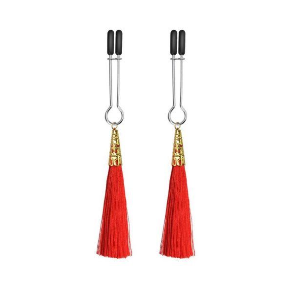 PINCES TÉTONS GLAMOUR ROUGE