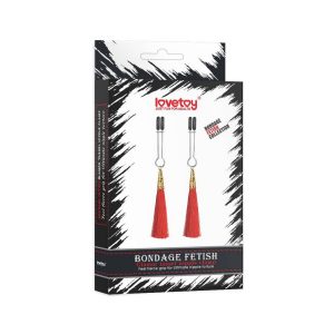 PINCES TÉTONS GLAMOUR ROUGE