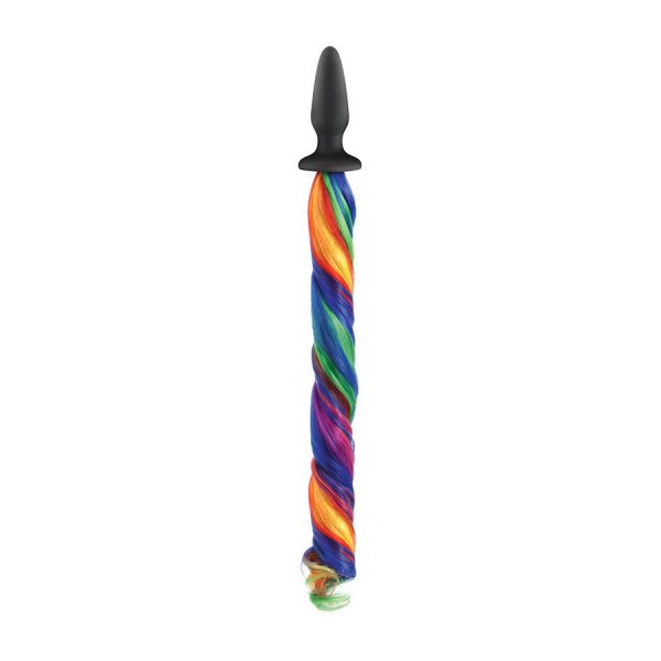 PLUG AVEC QUEUE DE LICORNE  9 X 3.2 CM – Image 2