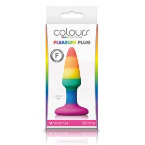 PLUG SILICONE RAINBOW 8x2.4 cm