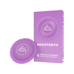 PRÉSERVATIFS RÉSISTANTS X 6 - VIOLET