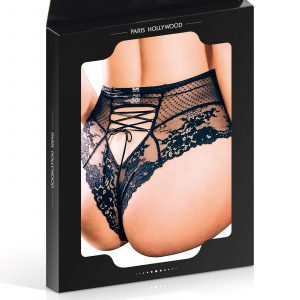 CULOTTE TAILLE HAUTE GRANDE TAILLE AVEC DENTELLE ET LANIÈRES