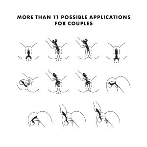 VIBROMASSEUR POUR COUPLE ENDLESS FUN BLEU