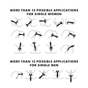 VIBROMASSEUR POUR COUPLE ENDLESS FUN BLEU