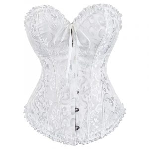 CORSET BLANC BRODÉ