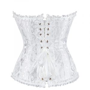 CORSET BLANC BRODÉ