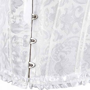 CORSET BLANC BRODÉ