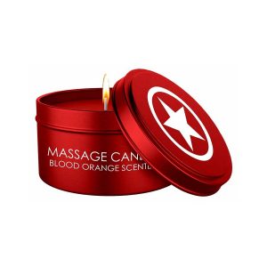 BOUGIE CANDLE STAR ORANGE SANGUINE