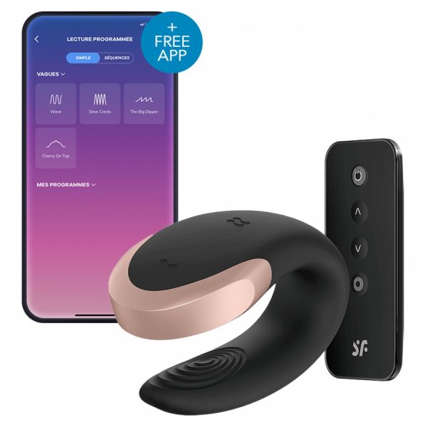 STIMULATEUR CONNECTÉ DOUBLE LOVE LUXURY COUPLES