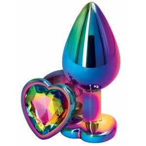 BIJOU ANAL HEART RAINBOW