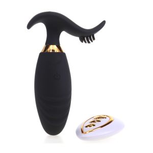 ŒUF VIBRANT WAVY SEX 8.5 X 3CM NOIR