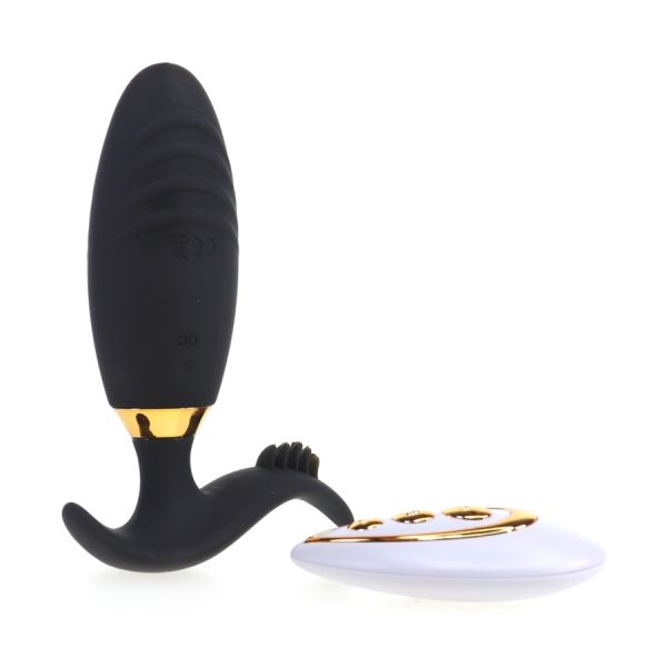 ŒUF VIBRANT WAVY SEX 8.5 X 3CM NOIR – Image 3