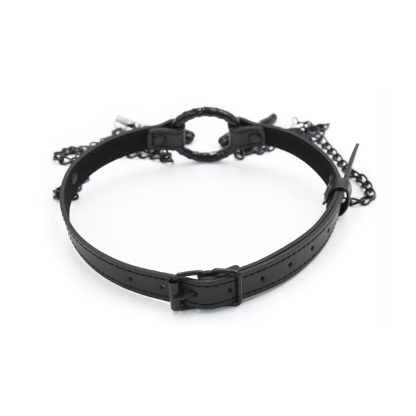 BÂILLON-ANNEAU ET PINCE-TÉTONS GAG NIP NOIR – Image 5