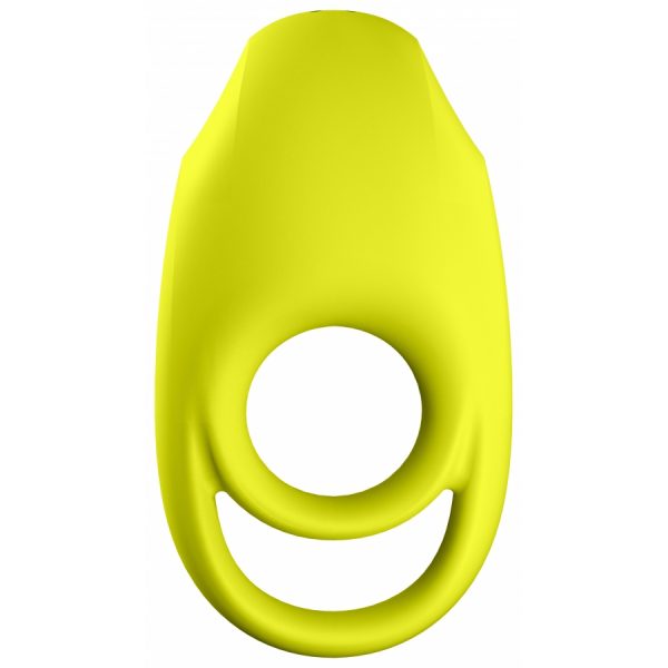 COCKRING VIBRANT SATISFYER SPECTACULAR DUO JAUNE – Image 3