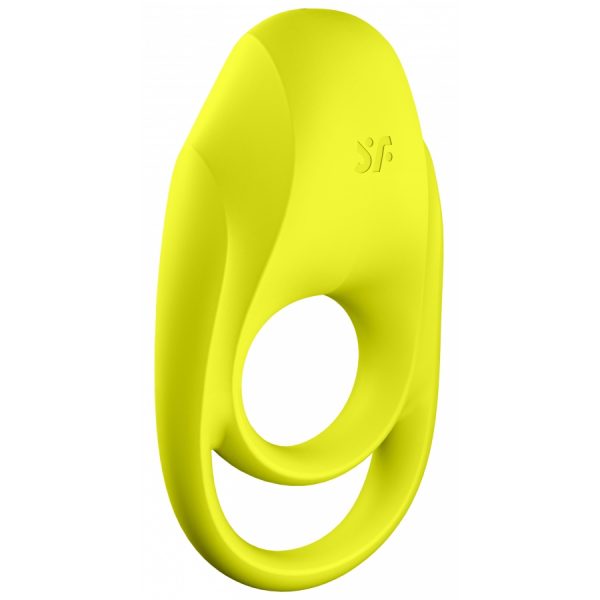 COCKRING VIBRANT SATISFYER SPECTACULAR DUO JAUNE – Image 4
