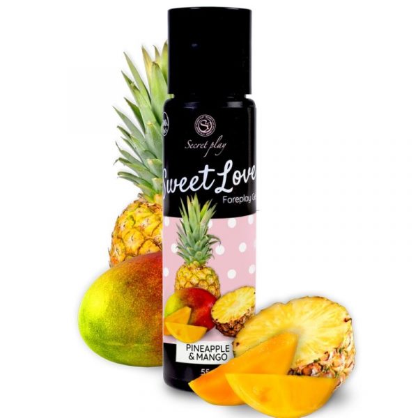 LUBRIFIANT COMESTIBLE SWEET LOVE ANANAS-MANGUE