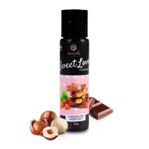 LUBRIFIANT COMESTIBLE SWEET LOVE CHOCOLAT-NOISETTES