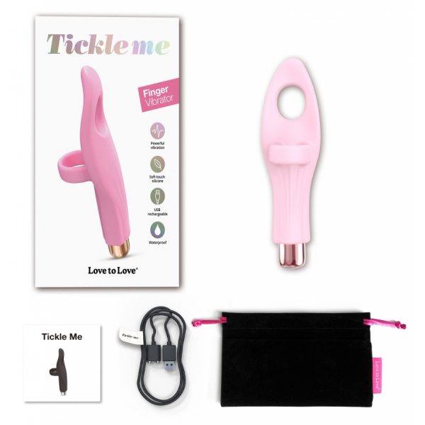STIMULATEUR DE CLITORIS TICKLE ME LOVE TO LOVE ROSE – Image 2