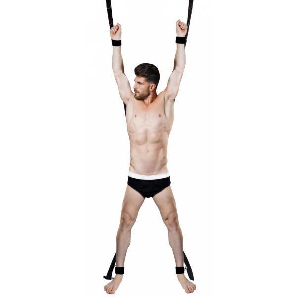 CROIX DE BONDAGE POUR PORTE BLACKCROSS NOIRE – Image 4