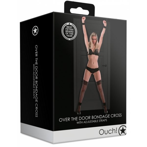 CROIX DE BONDAGE POUR PORTE BLACKCROSS NOIRE – Image 6
