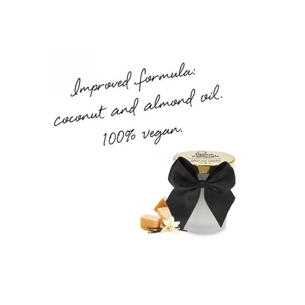 BOUGIE DE MASSAGE EMBRASSABLE - CARAMEL DOUX
