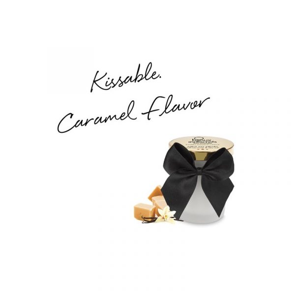 BOUGIE DE MASSAGE EMBRASSABLE - CARAMEL DOUX