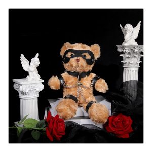 OURS PELUCHE TEDDY BEAR BONDAGE MARRON
