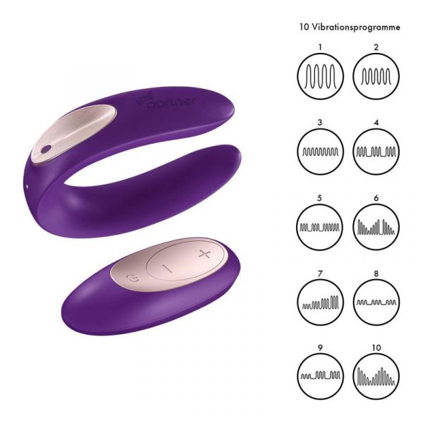 STIMULATEUR POUR COUPLE DOUBLE PLUS REMOTE