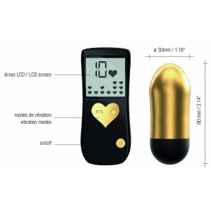 ŒUF VIBRANT CRY BABY - NOIR ET OR