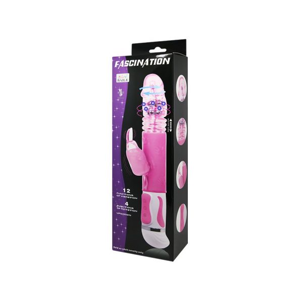 RABBIT GÉANT MULTI VIBES ROSE