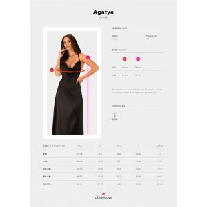 ROBE AGATHE - NOIRE